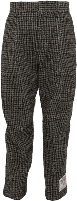 Zombie Silhouette tweed trousers