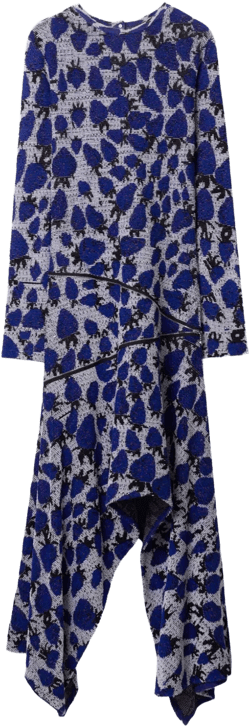 strawberry jacquard dress