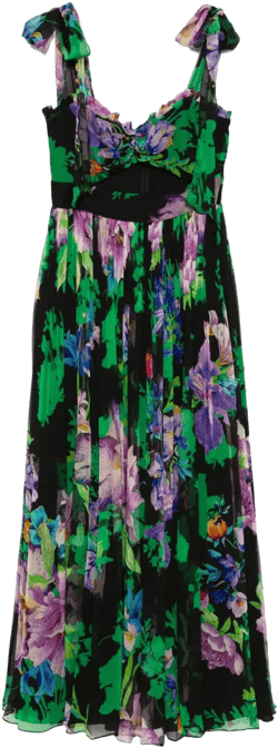 floral-print dress
