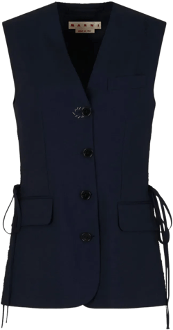 sleeveless tailored vest