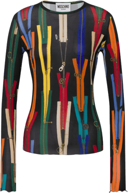 abstract-pattern T-shirt 