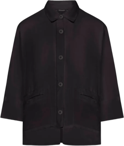 button-up cropped jacket