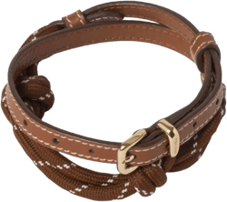 wrap-around leather bracelet