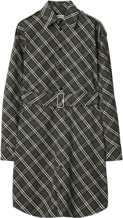 check shirt dress
