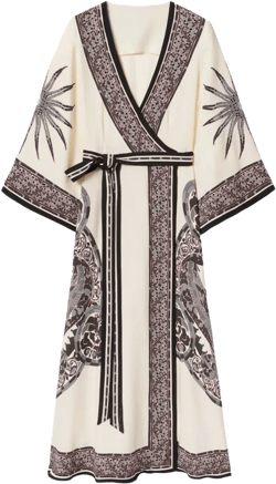 wrap maxi dress