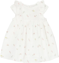 floral-print ruffled dress