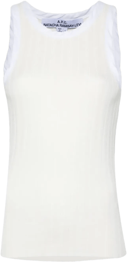 Lemaitre ribbed-jersey tank top