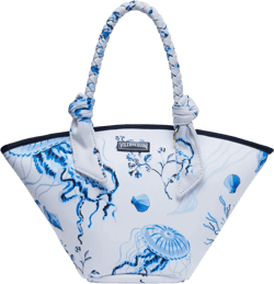Medusa and Shells beach bag