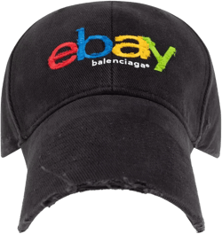 x eBay logo cap