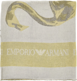 logo-jacquard scarf