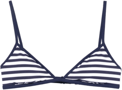 striped bikini top