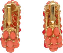 stone-embellished earrings 