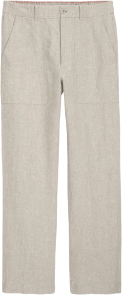 Pull On Field Pant In Flax Linen