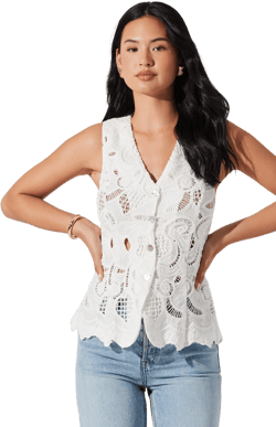 Meira Crochet Vest