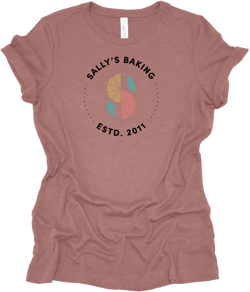 Sally's Baking Recipes Logo-  Women's Shirt