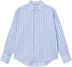 vous décidez Find shirt - Blue/black/white stripe