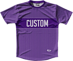 Pinstripes Custom Finish Line Running Shirt Track Cross Made In USA