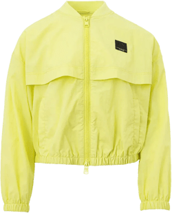 Armani Exchange Chic Yellow Polyamide Jacket for Women