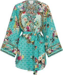 Short Kimono Wrap - Gardens of Queluz