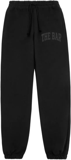 VARSITY SWEATPANTS BLACK