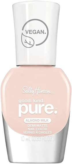 Sally Hansen Good. Kind. Pure Vegan Nail Color, 020 Almond Milk, 0.33 fl oz