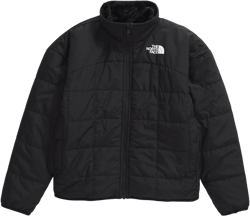 THE NORTH FACE Girls Reversible Shasta Full Zip Jacket | Puffer Coat With Synthetic Insulation, Fleece Lined, Water Repellent XX-Large Tnf Black