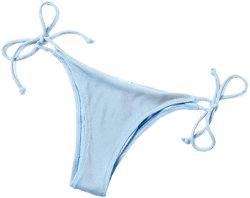 Textured bikini bottoms