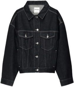 Balloon fit denim jacket