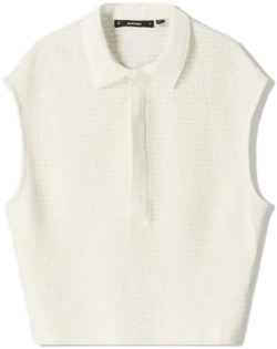 Polo collar vest