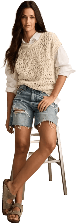 crochet sweater vest