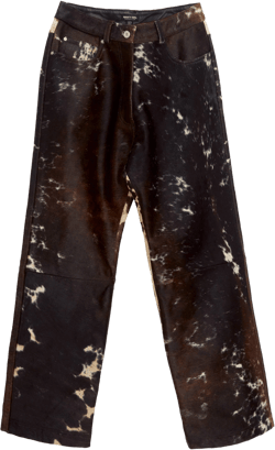Limited Cow Hide Leather Trousers