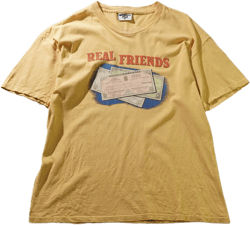 graphic tee yellow size XL