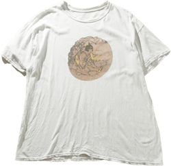 old japan tee white size XL