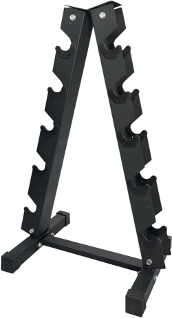 Dumbbell Rack Stand Only, Heavy Duty A-Frame Steel Dumbbell Holder , Space-Saving Vertical Weight Storage Organizer (Weights Not Included)