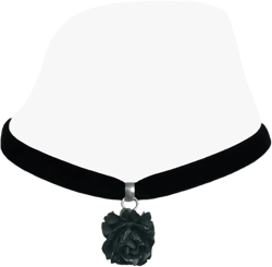 Retrolite Rose Velvet Choker