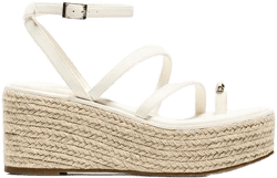 Jute platform sandals