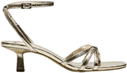 Strappy heeled sandals