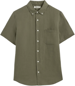 The Classic Short-Sleeve Shirt in Linen