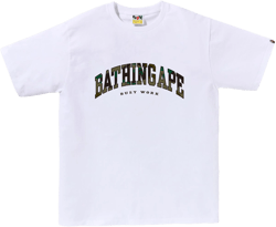 A BATHING APE® - 1st Camo Logo Tee - (White)