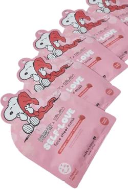 Célavi X Peanuts Snoopy Self Love Sheet Mask Set