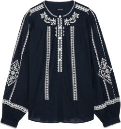 Tigy Oversized Cotton Blouse