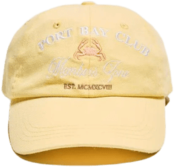 Embroidered cap