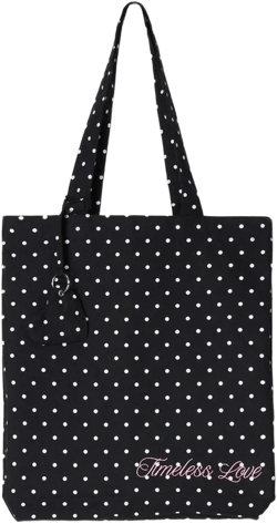 Polka dot tote bag