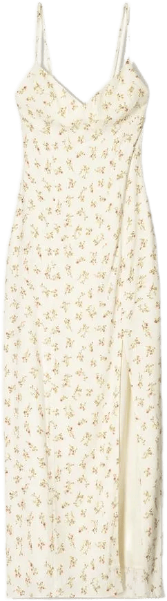 Printed midi dress