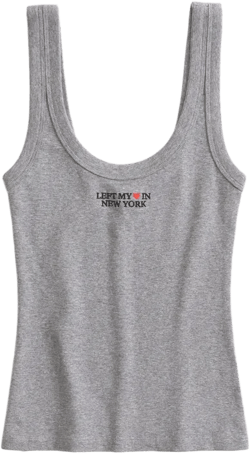 New York City Graphic Scoopneck Tank