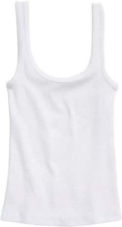 Aerie Double Scoop Neck Tank Top