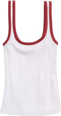 Aerie Double Scoop Neck Tank Top