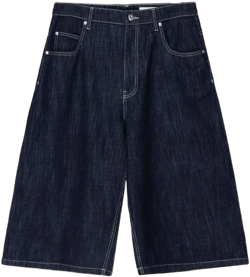 Super baggy denim Bermuda jorts