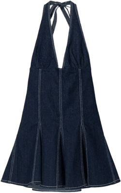 Denim mini dress