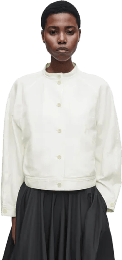 OVERSIZED COTTON BOMBER JACKET